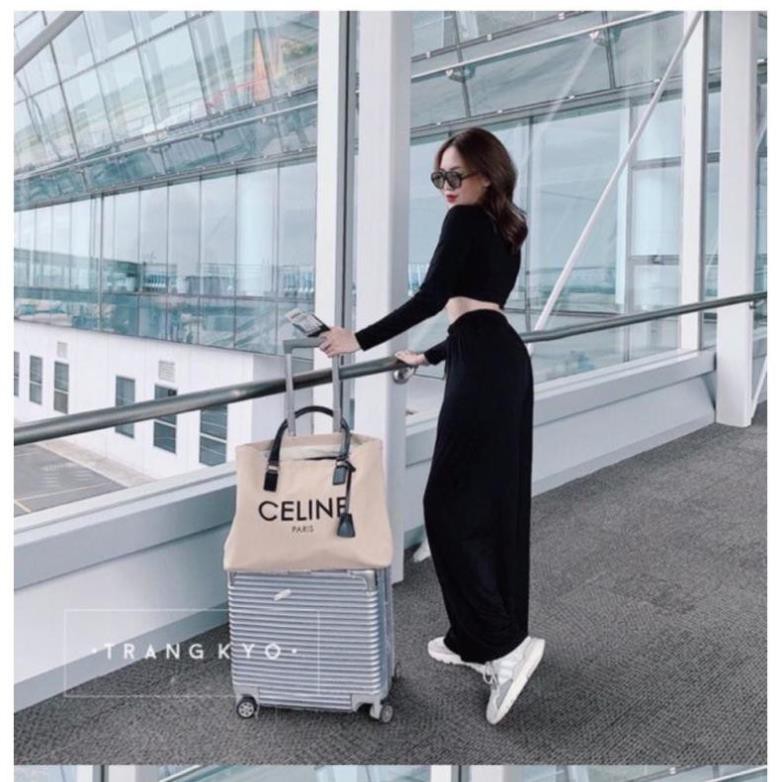 [Mã FAMAYWA2 giảm 10K đơn 50K] Sét Đồ Bộ Thể Thao Áo Croptop Tay Dài & Quần Ống Rộng | BigBuy360 - bigbuy360.vn