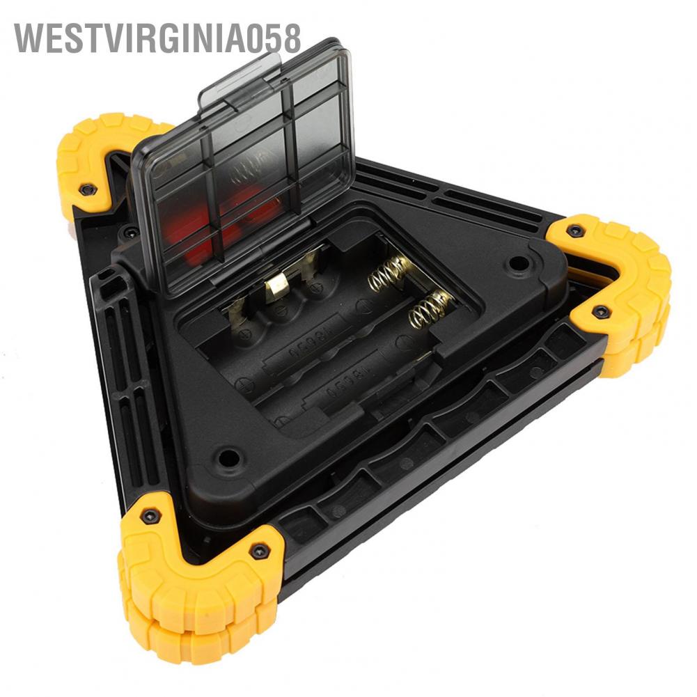 Có thể bán buôn 30W Multifunction Car Breakdown Emergency Safety Triangle Stop Sign with Red LED Warning Light Westvirginia058 Hàng giao ngay
