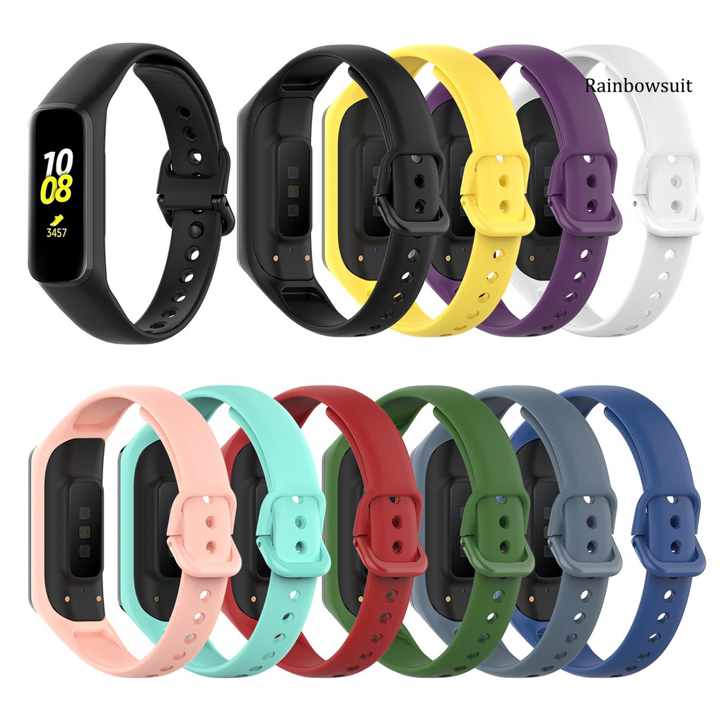 Dây Đeo Silicone Cho Đồng Hồ Thông Minh Samsung Galaxy Fit 2 R220