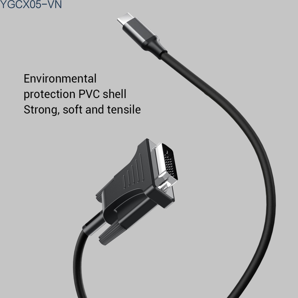 Dây Cáp Chuyển Đổi Usb C Sang Dvi Type-C Sang Dvi Usb3.1 Type C 10gbps Cho Máy Chiếu Macbook 12inch | BigBuy360 - bigbuy360.vn