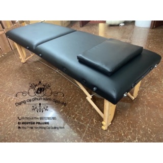 Giường gấp vali chân gỗ loại đẹp