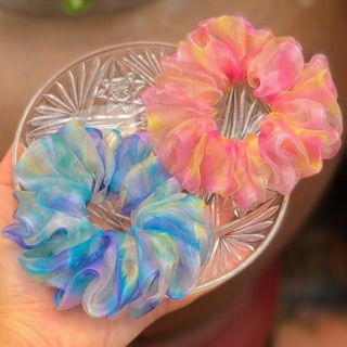 Đồ buộc tóc loang màu voan phồng🍭