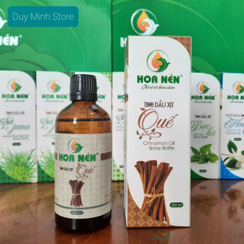 🌿🌿🌿 Tinh dầu xịt phòng Hoa Nén [100ML] SẢ CHANH, QUẾ, BẠC HÀ, HOA NHÀI, SẢ JAVA nguyên chất, an toàn tuyệt đối 🌿🌿🌿