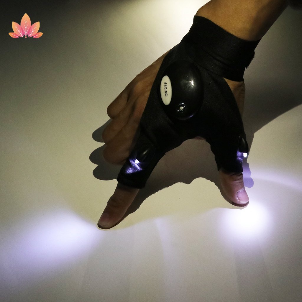 Găng Tay Đèn Pin LED Không Dây Thần Kỳ Dùng Đi Cắm Trại / Leo Núi / Cứu Hộ Hàng Mới JP5