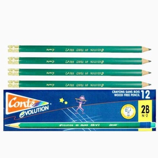 Bút chì 2B conte có tẩy bút chì dùng trong nghệ thuật khắc bút ANKICO