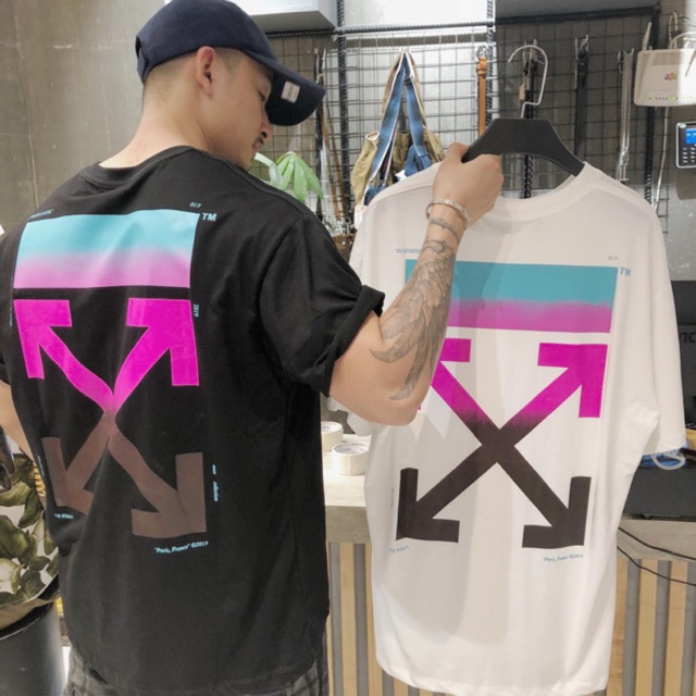 Áo thun OFF-WHITE 3 MÀU 💋⁉️- UNISEX cao cấp