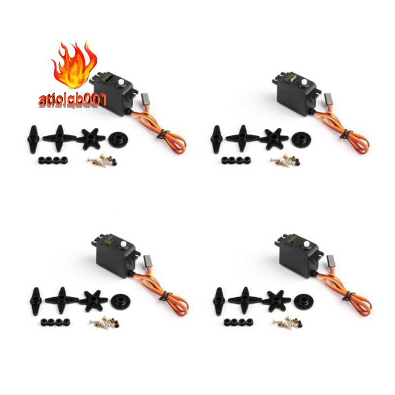 Set 4 Động Cơ Servo S3003 Futaba Cho Mô Hình Máy Bay Điều Khiển Từ Xa