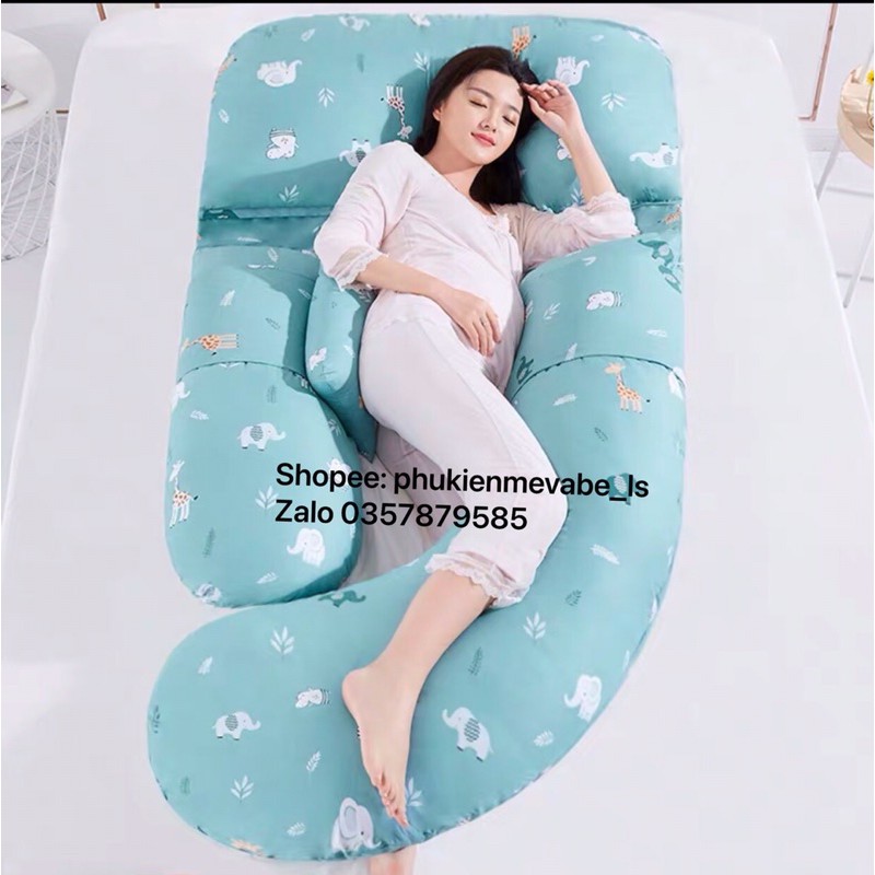 Gối cho mẹ bầu và sau sinh cao cấp hình chữ G( loại to)
