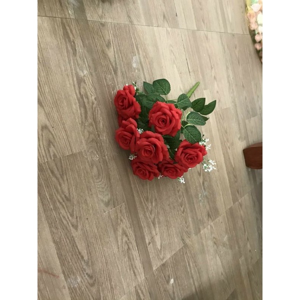Cụm hồng tròn trang trí nhà cửa