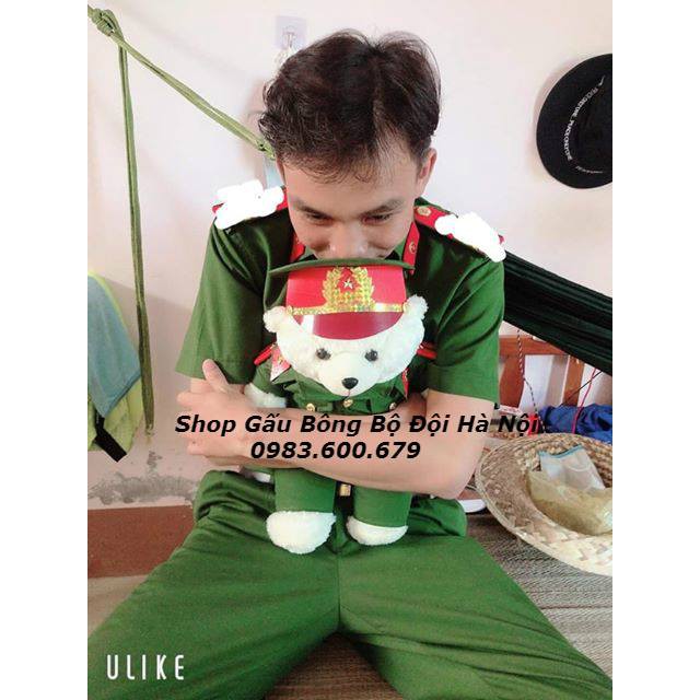 Gấu Bông Công An - Cảnh Sát 40 cm