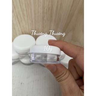 Hũ nhựa cao cấp 10g chiết mỹ phẩm, son, kem