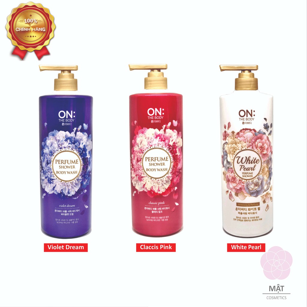 Sữa tắm nước hoa On The Body Perfume hương Classic Pink Violet Dream White Pearl 1000g | BigBuy360 - bigbuy360.vn