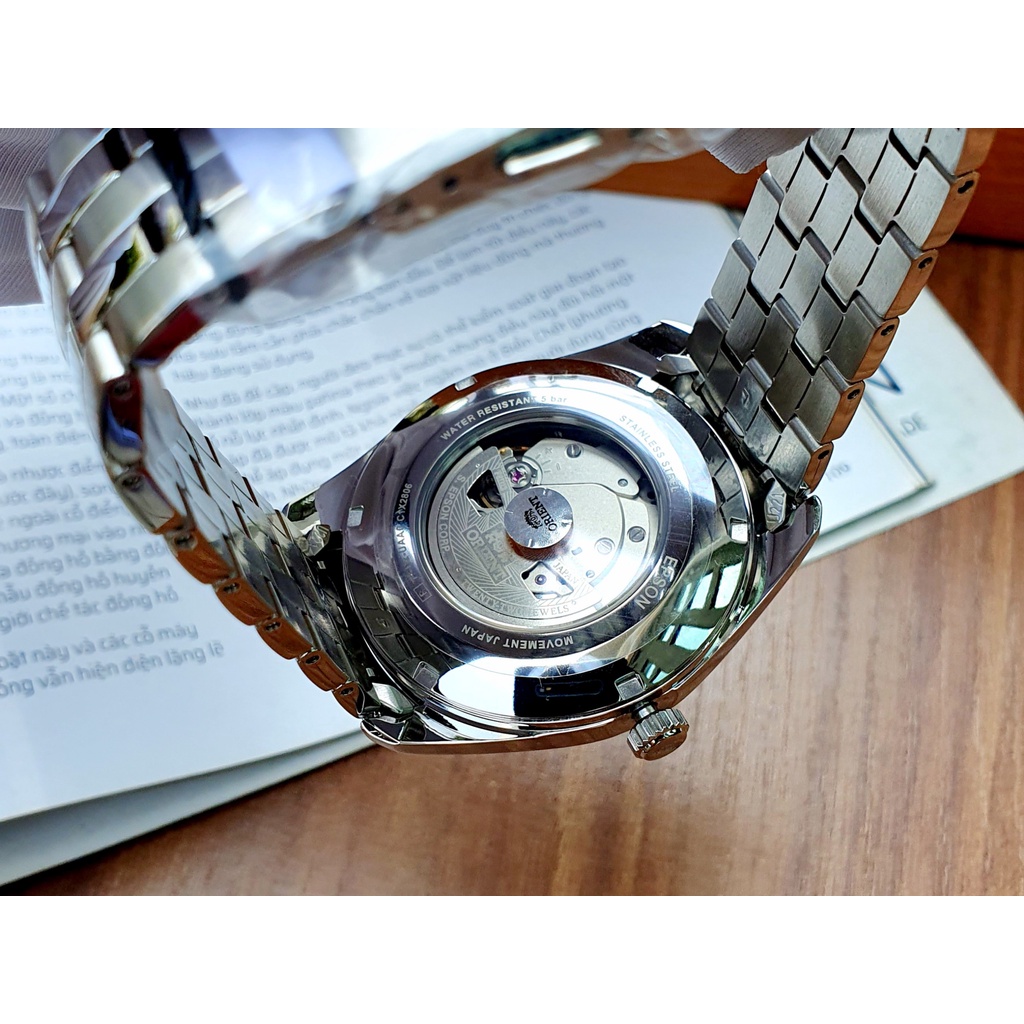 Đồng hồ nam chính hãng Orient RA-BA0002E10B Lịch vạn niên - Máy cơ tự động - Kính cứng - New model 2022