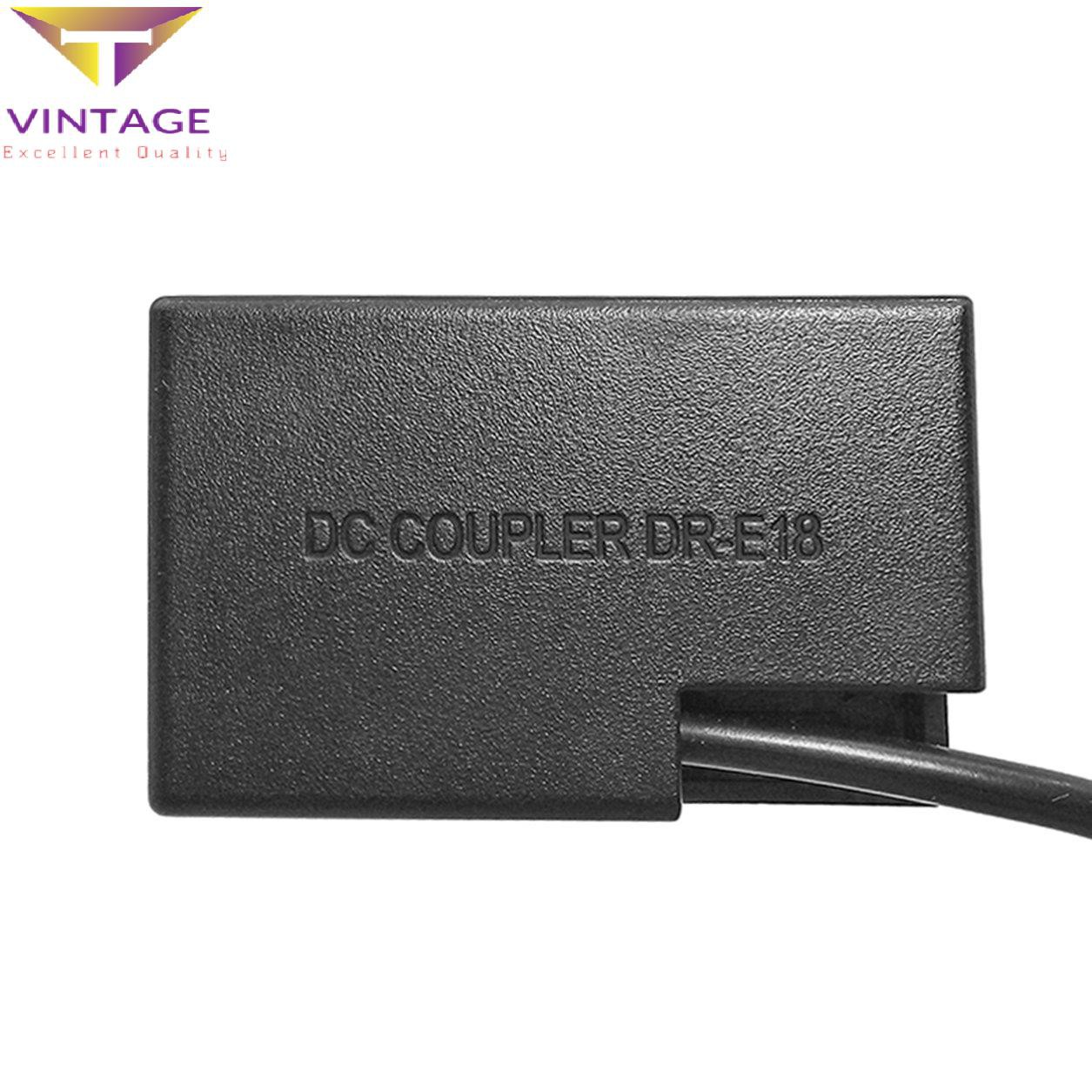 NEW*  DC Coupler DR-E18 Fake Battery LP-E17 for Canon EOS RP 77D Rebel T6s Camera