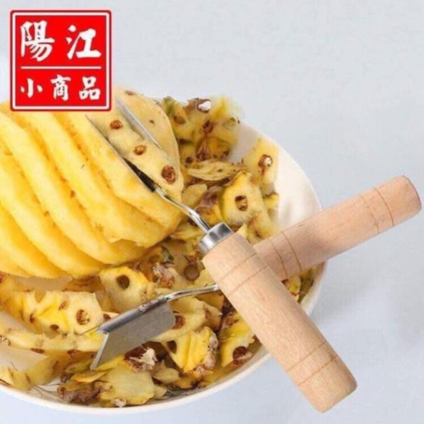 DỤNG CỤ GỌT MẮT DỨA CHUÔI GỖ