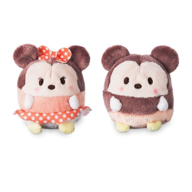 Thú bông Ufufy cặp đôi Mickey & Minnie cỡ mini
