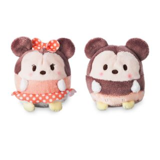 Thú bông Ufufy cặp đôi Mickey & Minnie cỡ mini