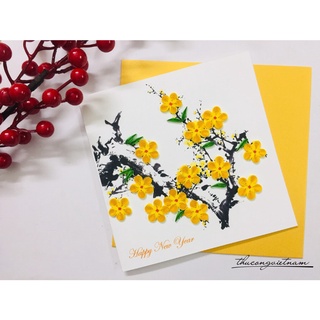 Thiệp Quilling năm mới