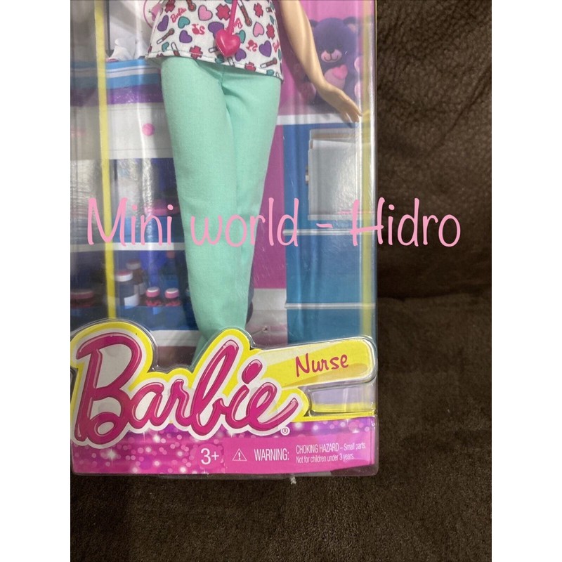 Búp bê Barbie nghề nghiệp y tá Lea chính hãng