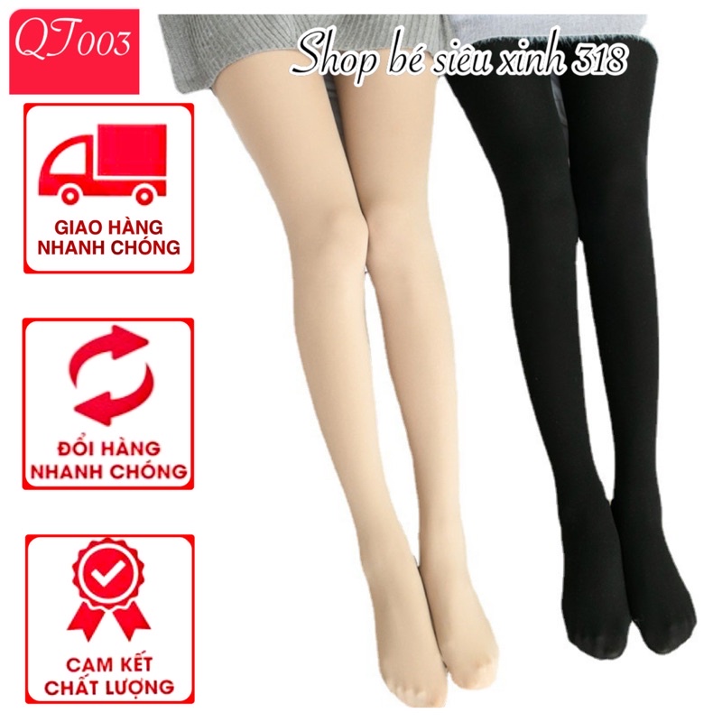QT03_6-33kg SỈ Quần tất giấy cho bé gái chất cotton co giãn 4 chiều, loại trùm bàn chân, vải mỏng nhẹ, quần leeging dài