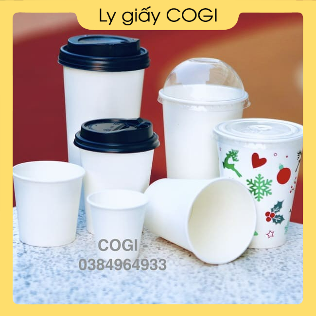 MẪU LY TÔ GIẤY, BẪ MÍA, GIẤY KRAFT |10 cái| Chính hãng COGI - TÙY Ý