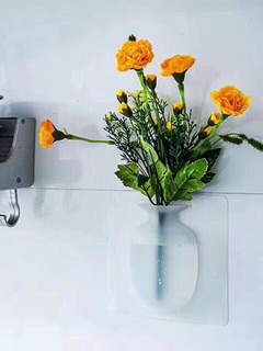 Bình hoa silicon dán tường độc đáo