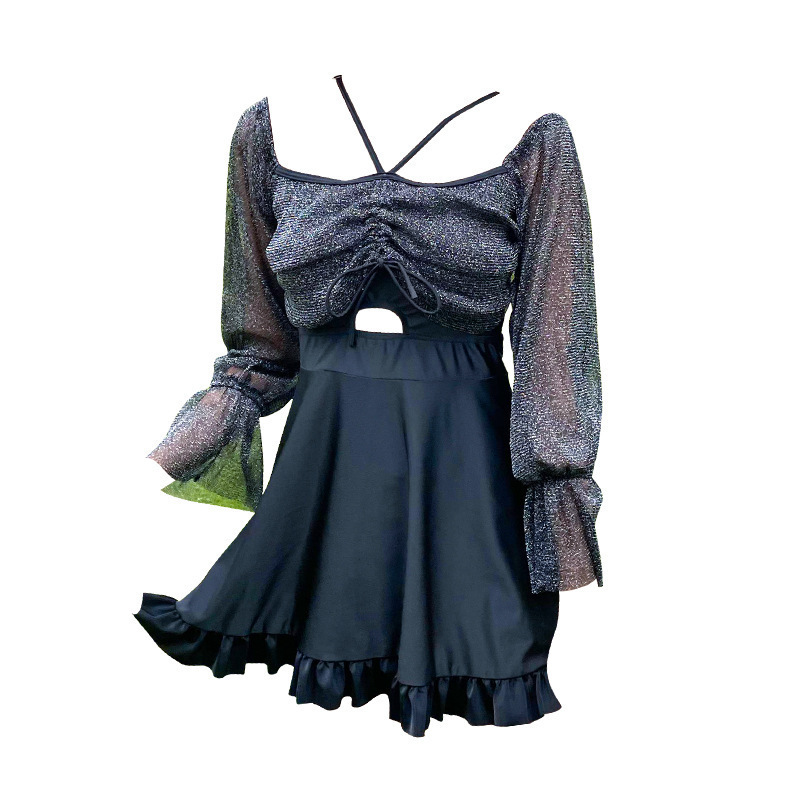 New style hot spring swimwear women's quality polyester split body cover swimsuit running hot spring swimwear beachwear | BigBuy360 - bigbuy360.vn