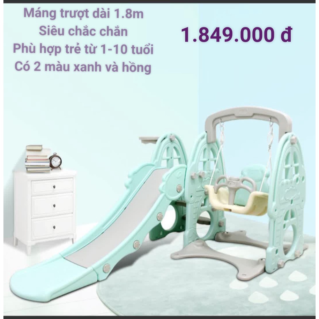 Cầu Trượt Xích Đu Loại To Và Cực Chắc Chắn