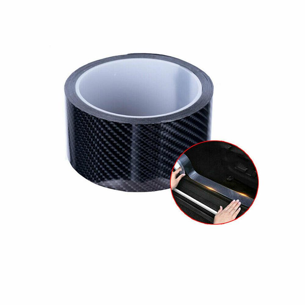 Miếng Dán Cửa Xe Hơi Bằng Sợi Carbon 5D Chống Va Chạm Tiện Dụng