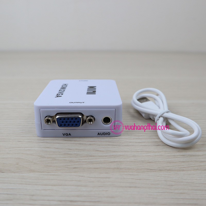 Bộ Chuyển Đổi HDMI Sang VGA - HDMI to VGA, Chip HW2019 - FullHD 1080P