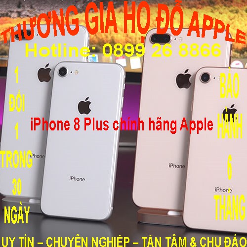 Điện thoại iPhone 8 Plus chính hãng apple bản quốc tê zin đẹp như mới đủ màu sắc và bộ nhớ ship cod toàn quốc.