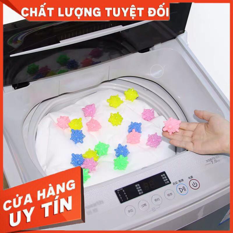 Banh giặt quần áo(Size Lớn 5.5cm) đánh tan mọi vết bẩn khi giặt giúp quần áo sạch hơn K64