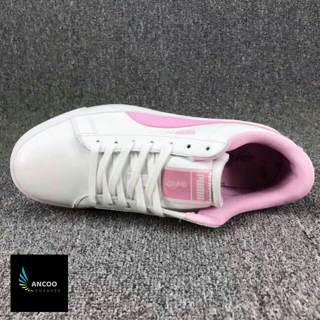 (SALE HOT) Giày thể thao PUMA COURT STAR x BTS trắng hồng (FULLBOX)