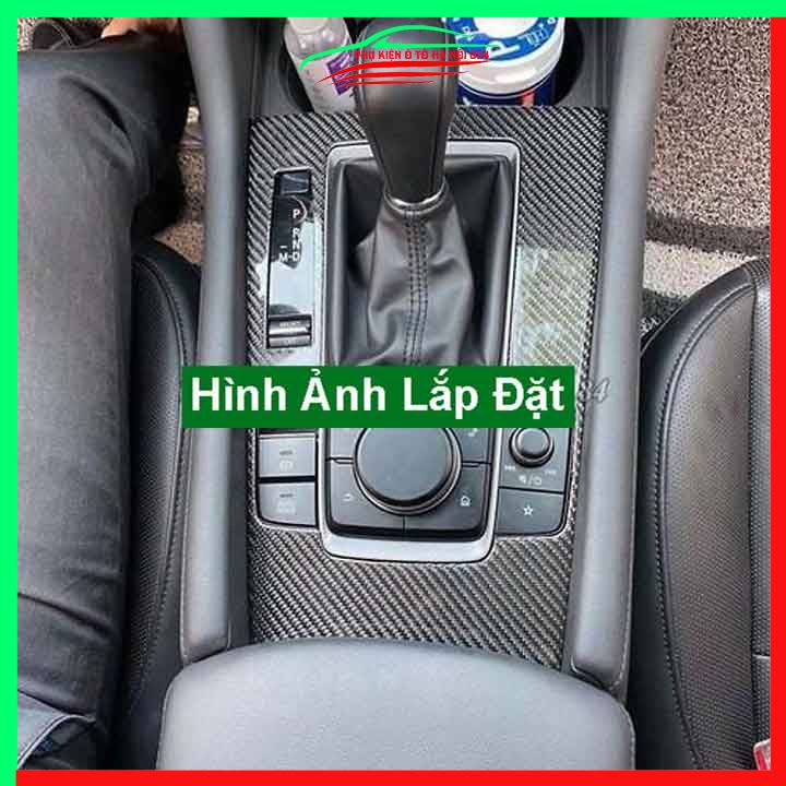 Ốp nội thất cho xe ô tô Mazda 3 2020-2021 vân Cacbon ABS bảo vệ chống trầy xước và làm đẹp xe