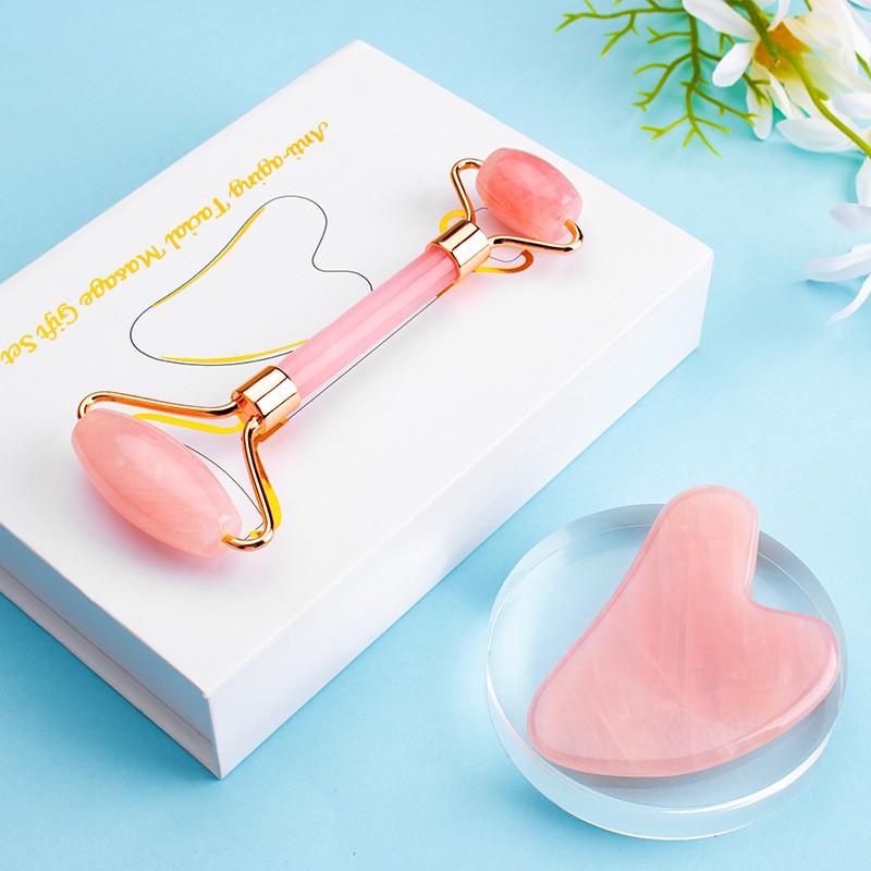 Thanh Lăn Đá Ngọc Bích Massage Nâng Cơ Mặt Chống Nếp Nhăn