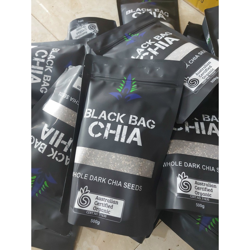 500Gr Hạt Chia ÚC BLACK BAG (Hàng chuẩn) - VEGA NUTS