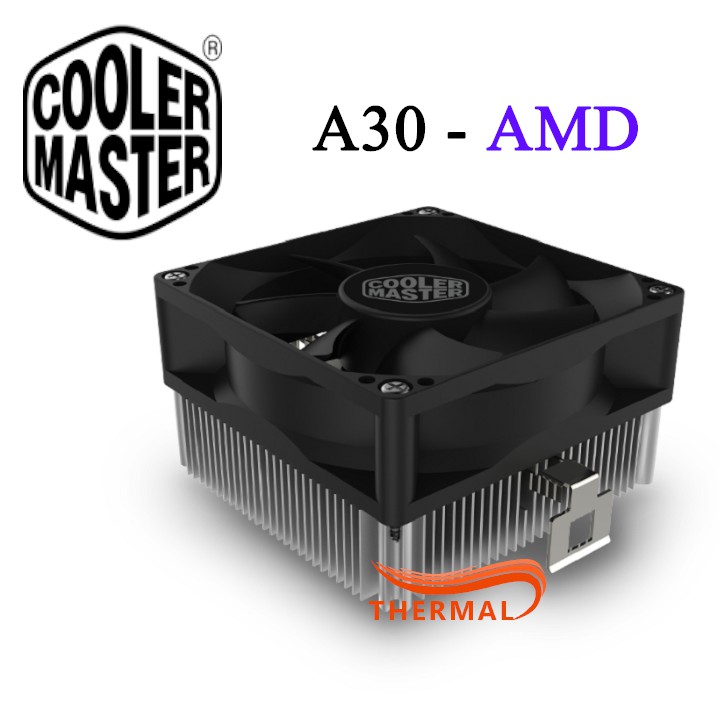 Quạt tản nhiệt cpu AMD Cooler Master A30 - Quay quay êm 2500 vòng, gió tốt, AMD socket