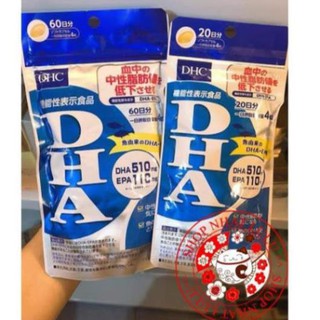 DHC Viên uống bổ sung DHA Nhật bản 20/60 ngày