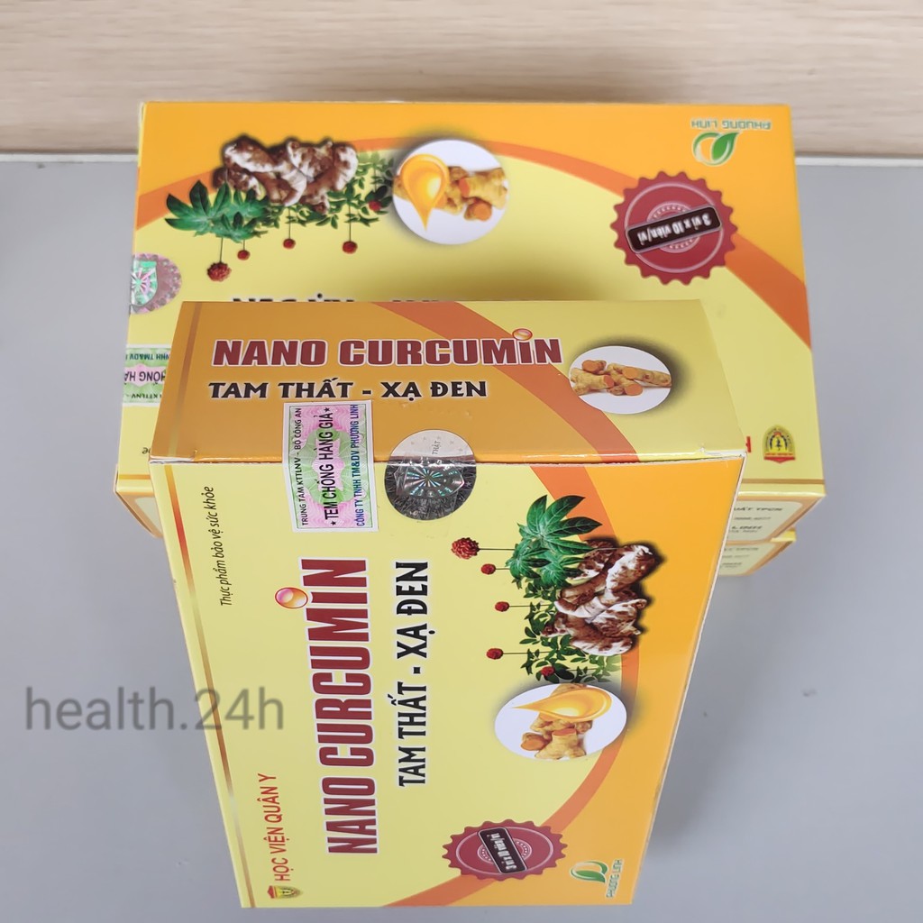 Nano Curcumin Tam Thất Xạ Đen HVQY (30 viên) | WebRaoVat - webraovat.net.vn