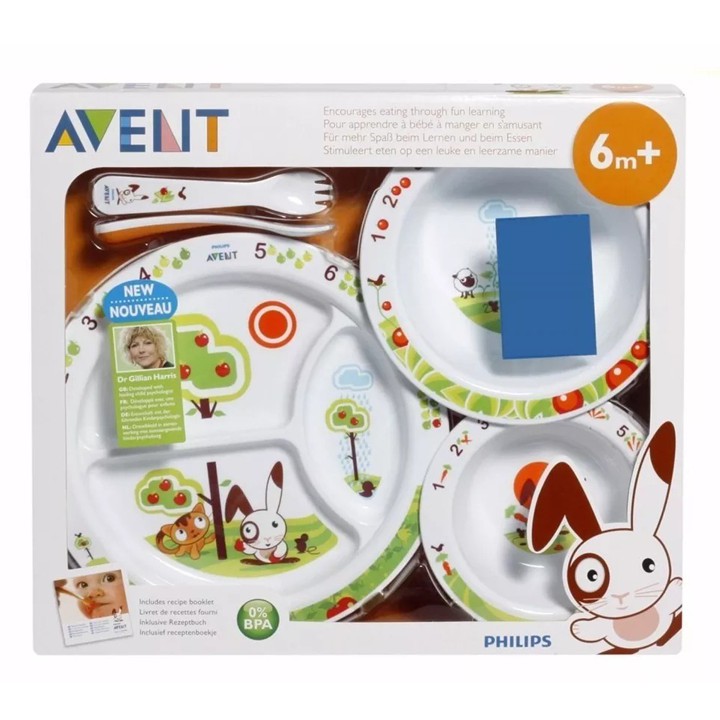 Bộ đồ ăn dặm cao cấp cho bé Philips Avent 716/00