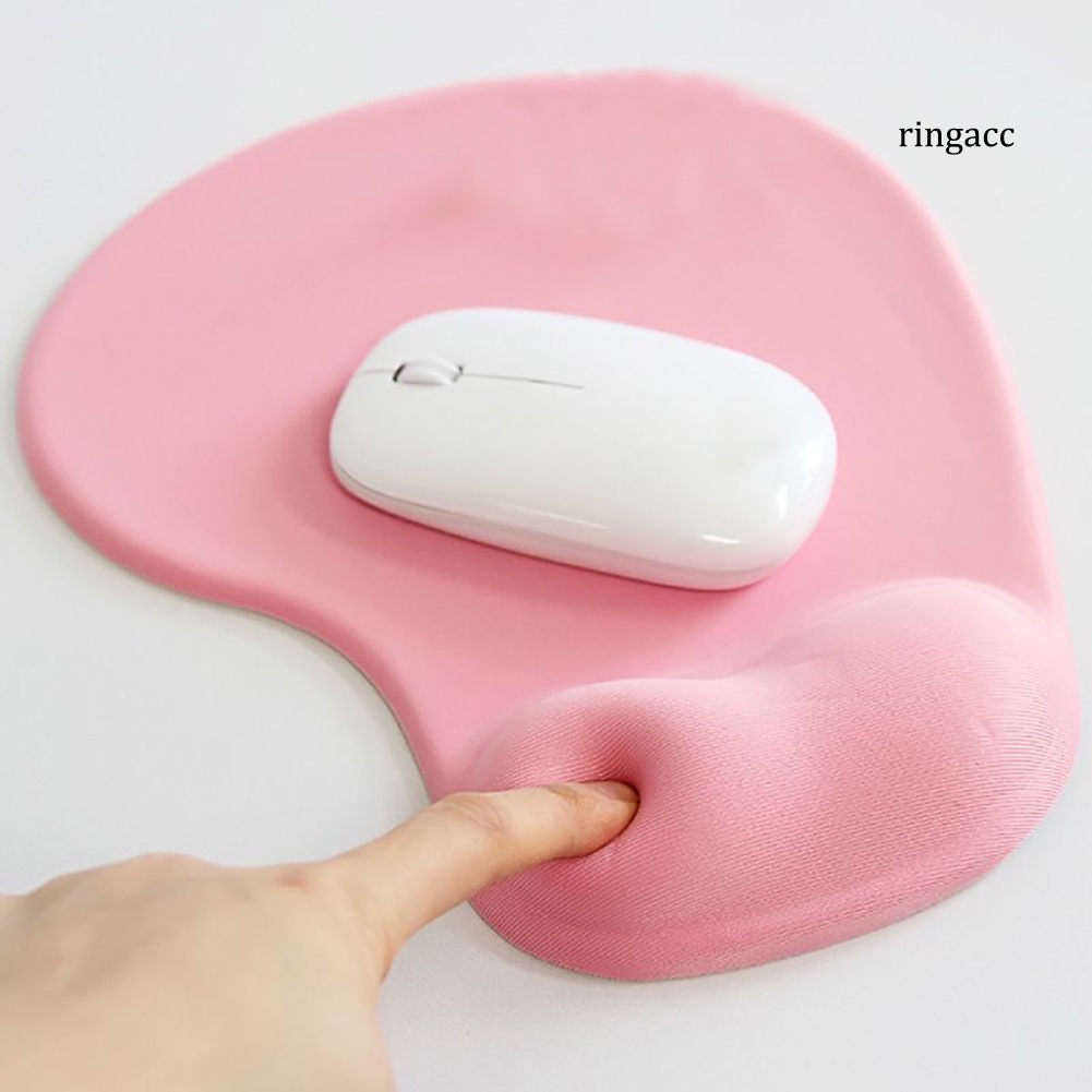 Miếng Lót Chuột Máy Tính Bằng Silicon Mềm Màu Trơn Chống Trượt