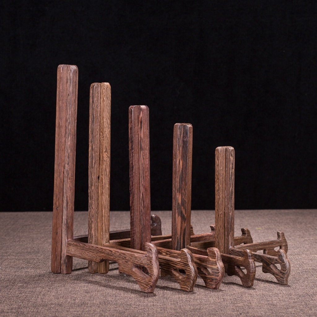 Giá đỡ trưng bày đĩa ảnh bằng gỗ đa năng 3-7inch