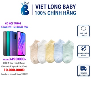 Set 5 Đôi Tất Lưới Mùa Hè Cho Bé - Hàng Xuất Nhật Thông Hơi Thoáng Khí