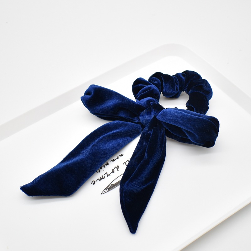 Dây Buộc Tóc Vải Nhung Thời Trang Retro Cho Nữ