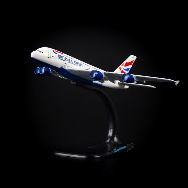 Mô hình máy bay British Airways Airbus A380 16cm Everfly