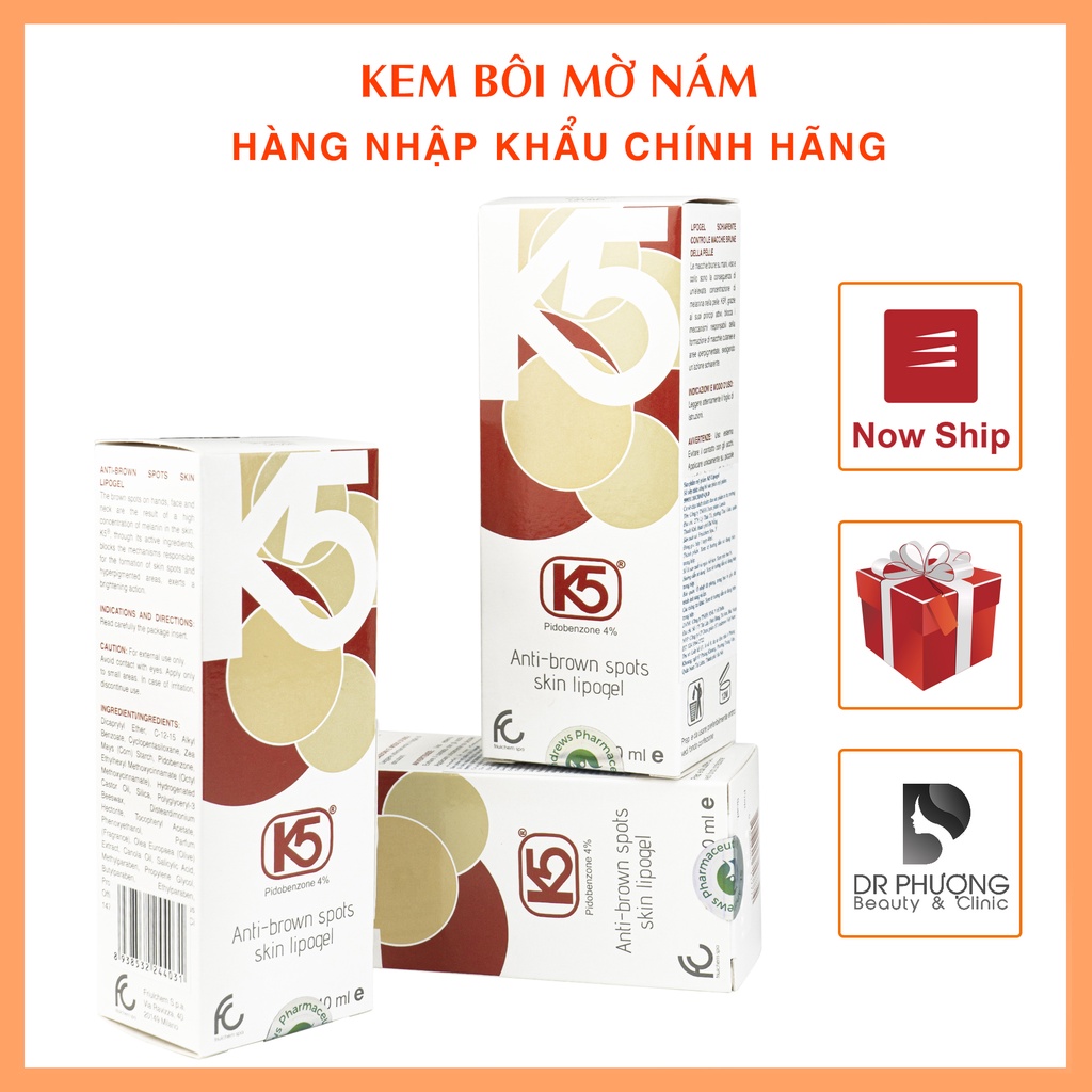 KEM BÔI NÁM K5 LIPOGEL 40ml