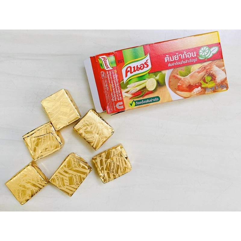 Gia Vị Nấu Lẩu Tomyum, 1 Hộp Có 6 Viên