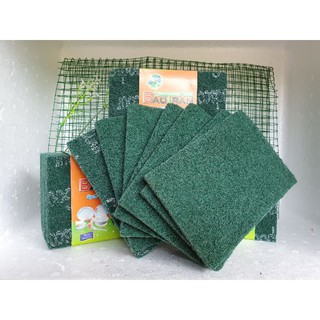 10 miếng cước xanh rửa chén bát