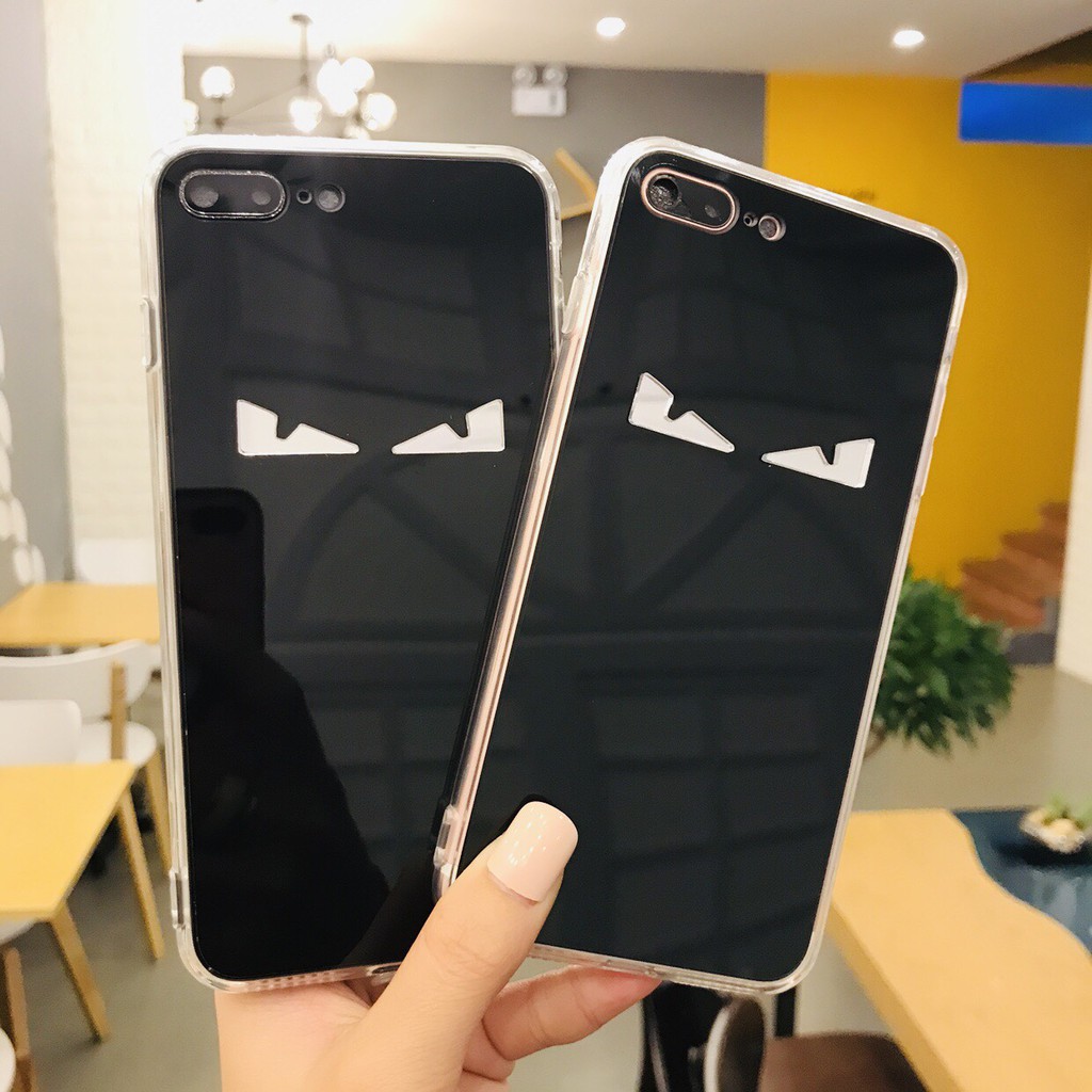 [ IPHONE ] Ốp Lưng Đôi Mắt Gương 3D - Lưng Silicon Giả Kính, Chữ Gương - C009 | BigBuy360 - bigbuy360.vn