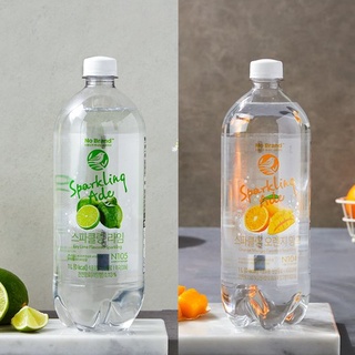 [KHÔNG ĐƯỜNG - 0kCal] Nước ngọt có ga vị Cam Chanh Sparkling Ade No Brand 1L - (이마트) 스파클링 - Nước uống Hàn Quốc nhập khẩu
